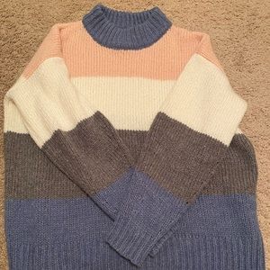 Colorblock sweater